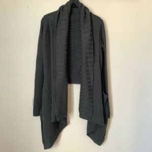 ByCorpus Grey Cardigan drape UO S Urban Outfitters